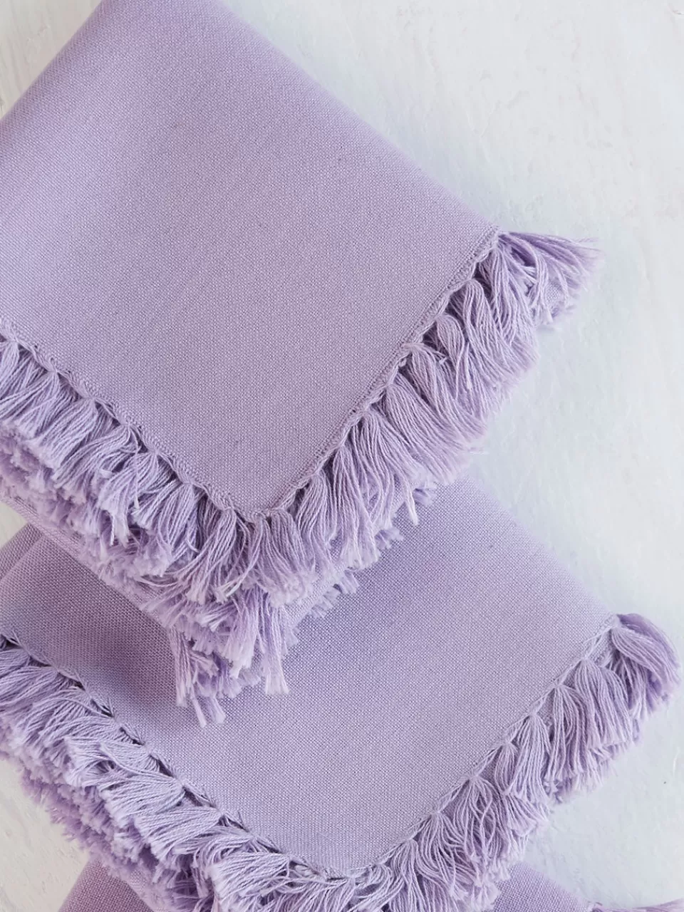 April Cornell - Lot de 4 serviettes essentielles en lavande parfumée ✨ Profitez de notre offre spéciale !