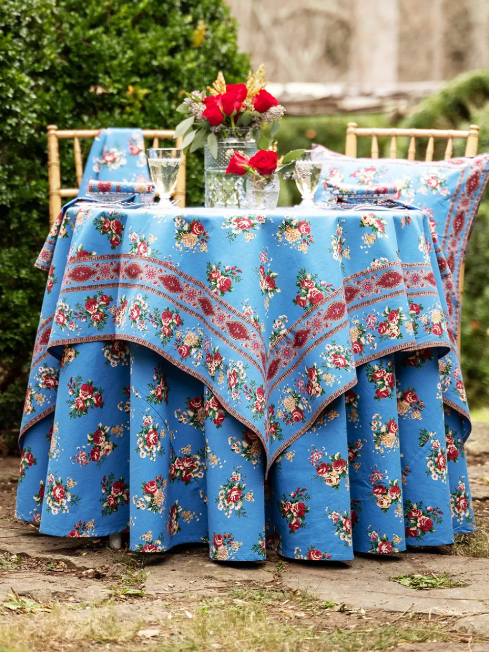 Lingère Estella en Céleste Français – Collection Printemps chez April Cornell