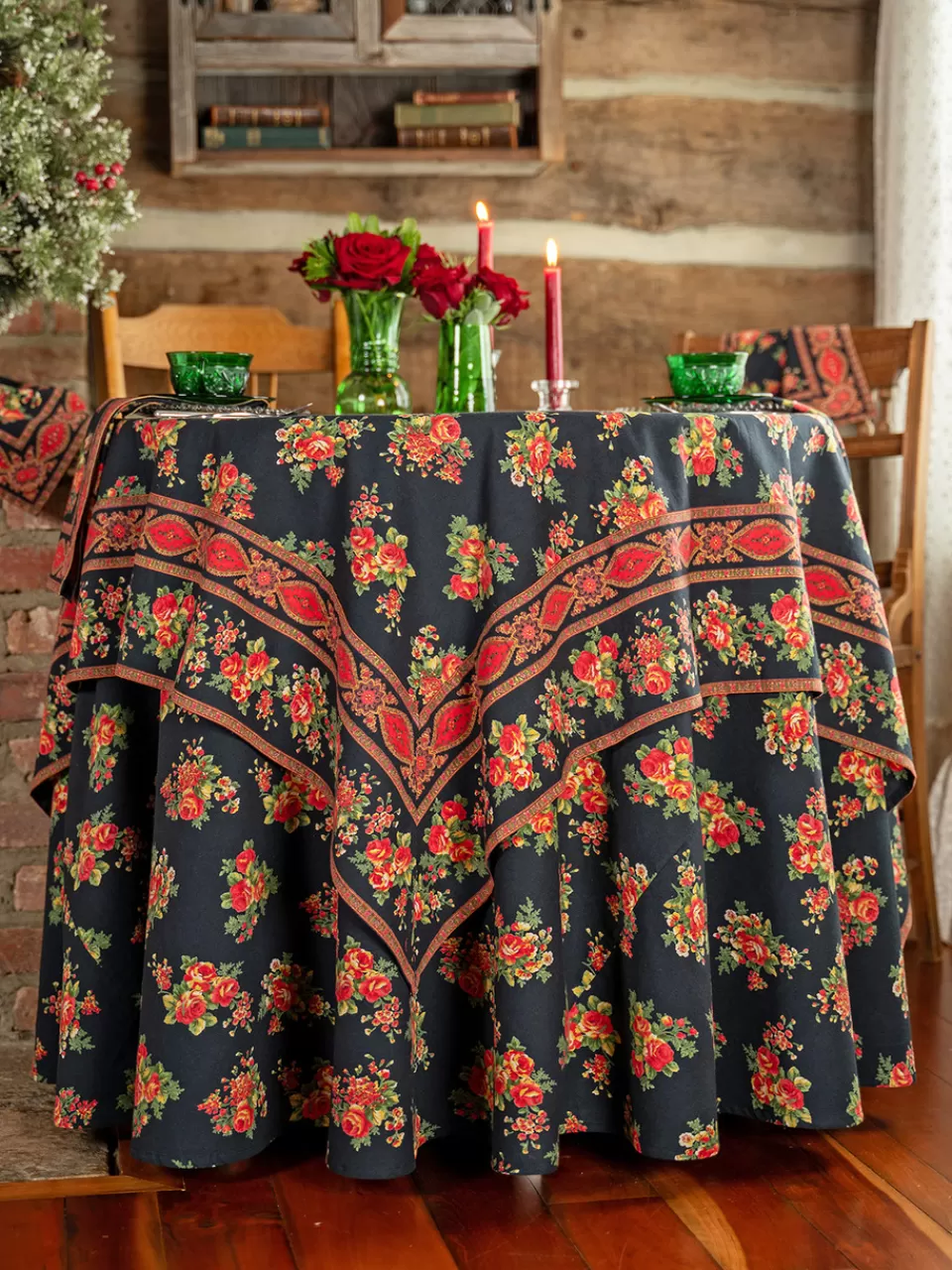 Nappe Estella en lin élégante • Collection printanière Boutique April Cornell