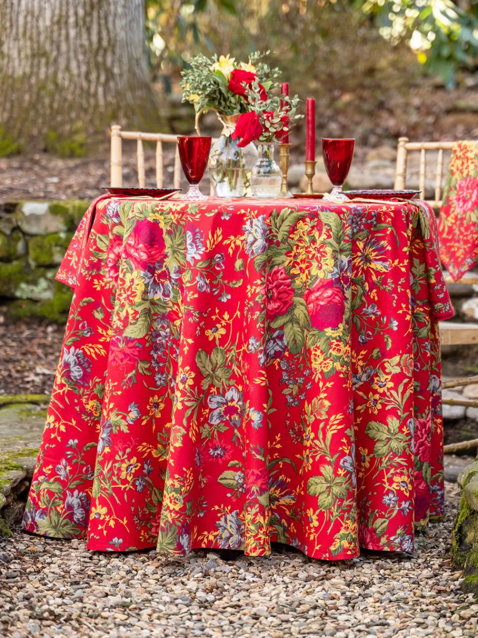 Serviette de Table Ronde 