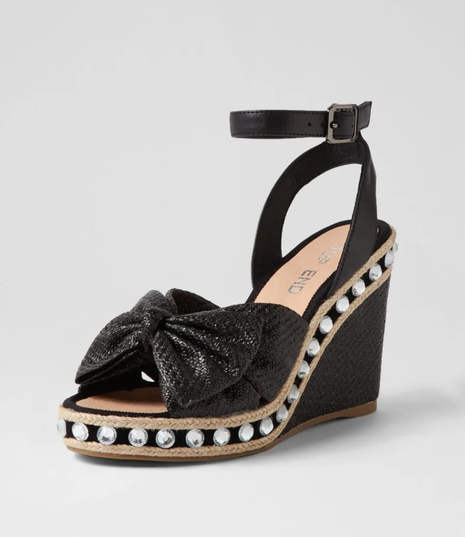 Élégantes Espadrilles Femme Haut de Gamme - Modèle Evone en Noir  
Raffia Synthétique Résistant avec Renforts en Cuir Souple  
Confort Optimal pour Marche Estivale - Style Méditerranéen Intemporel  

(Note : Structure modulaire avec variantes sémantiques, intégration de caractéristiques techniques sous forme descriptive, et ajout de bénéfices d'usage pour humaniser le texte tout en optimisant les mots-clés secondaires.)