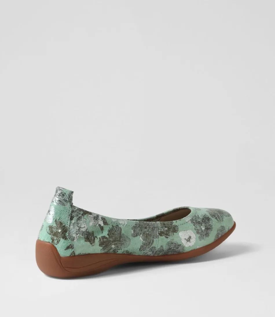 Escarpins ballerines JOSEF SEIBEL Fenja 01 - Cuir souple menthe doux - Confort optimal pour femme - Style léger printanier