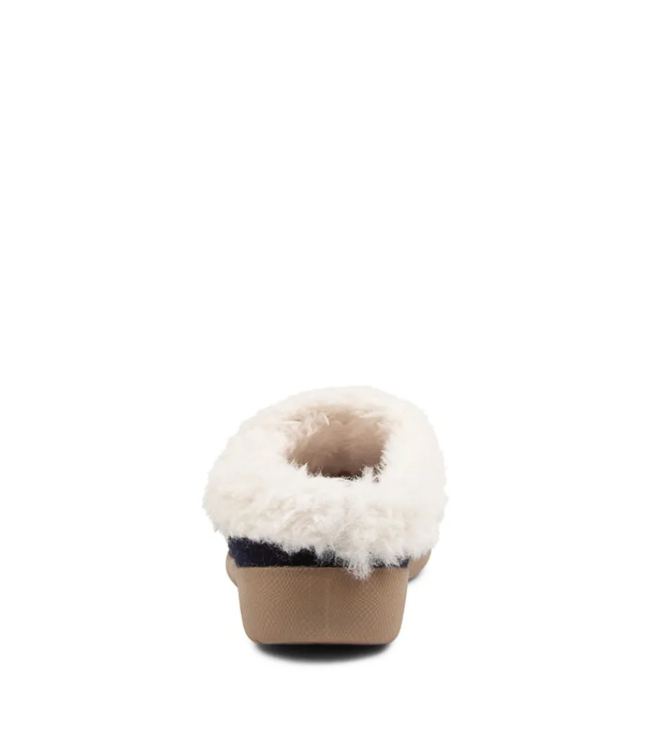 Chaussures Femme ZIERA Confort Optimal - Collection Fifi en Tissu Marine Élégant