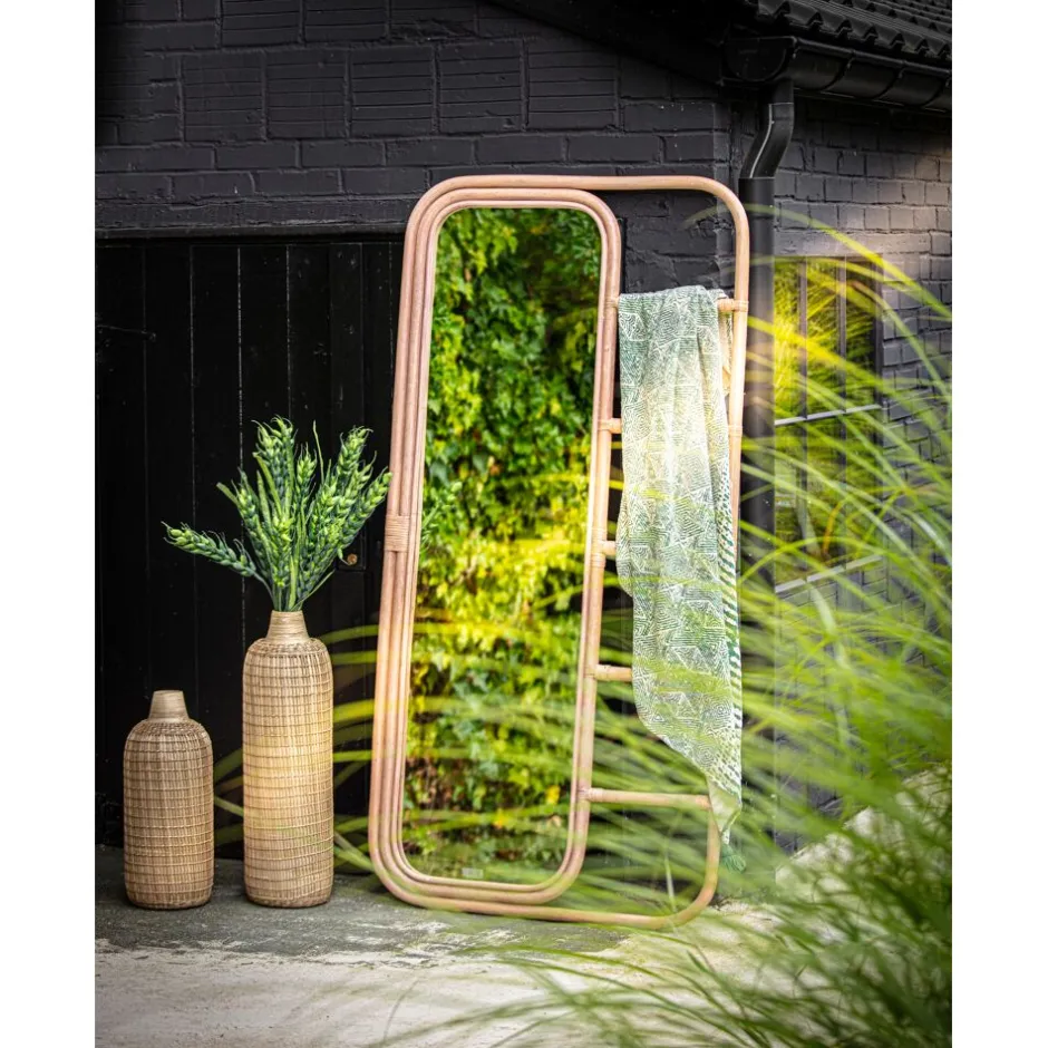 Branche décorative FIORI Pomax - Décoration végétale réaliste en matériau synthétique durable - Hauteur 112 cm - Teinte verte printanière pour un intérieur naturel et élégant