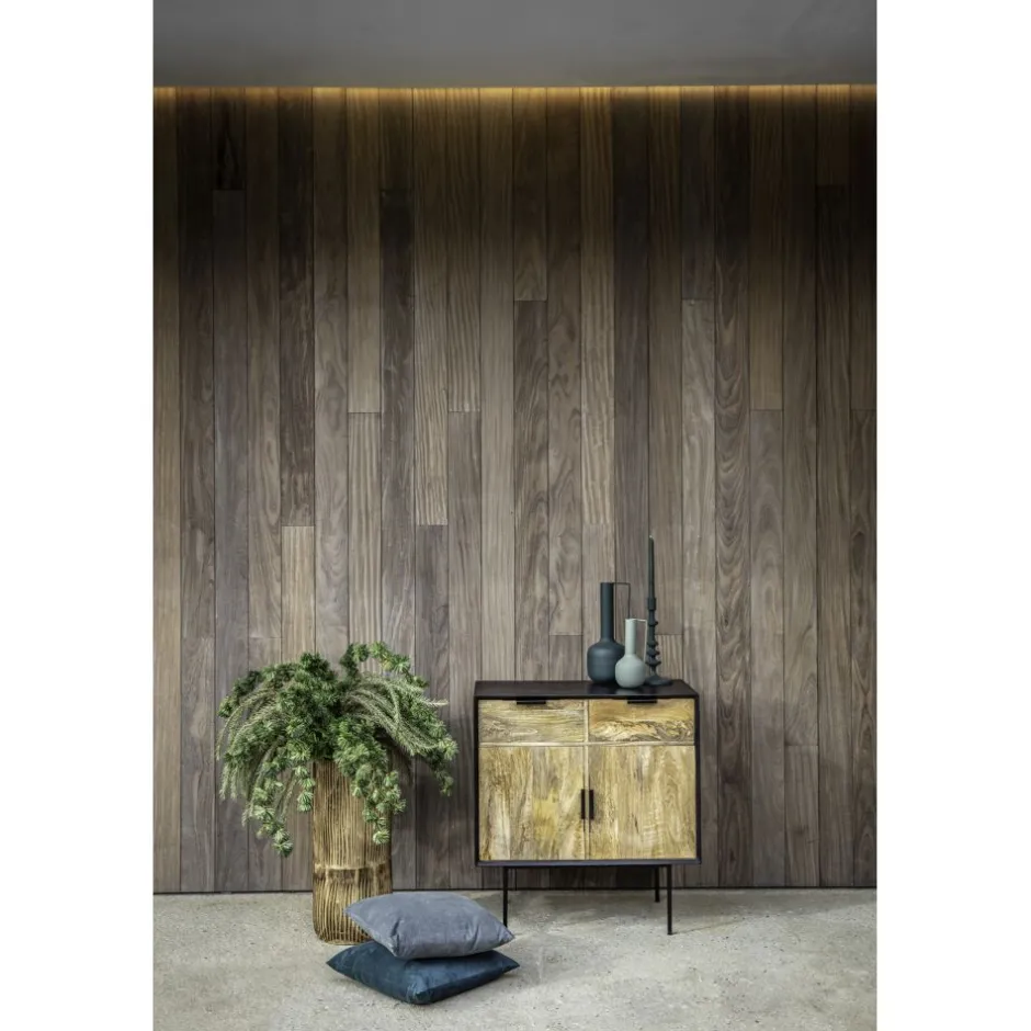 Décoration végétale stylisée Pomax Fleurs FIORI | Branche synthétique durable de 130 cm pour intérieur | Motif feuillage vert naturel