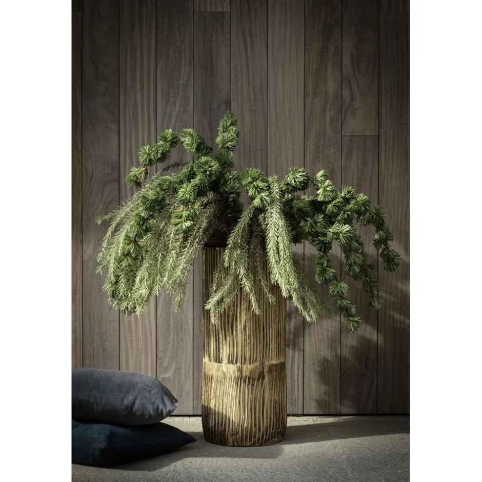 Décoration intérieure Pomax FIORI - Plume synthétique réaliste - Hauteur 120 cm pour ambiance bohème - Nuance miel chaud

(：，，，。