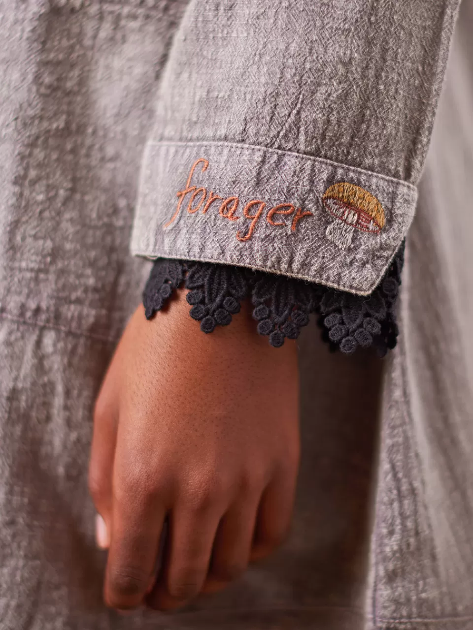 Blouse bohème lavée de soleil - Collection été April Cornell