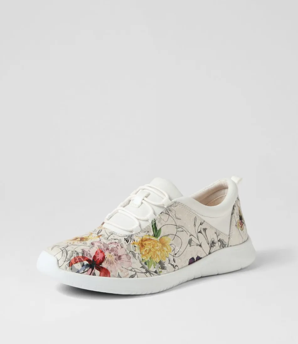 Chaussures ZIERA Femme : Confort Optimal et Style Urbain - Modèle Fox XF en Cuir Souple Blanc Naturel