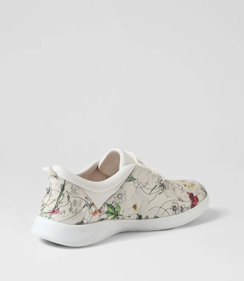 Chaussures ZIERA Femme : Confort Optimal et Style Urbain - Modèle Fox XF en Cuir Souple Blanc Naturel