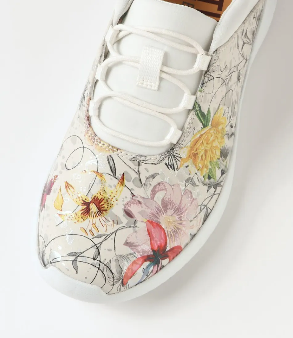 Chaussures ZIERA Femme : Confort Optimal et Style Urbain - Modèle Fox XF en Cuir Souple Blanc Naturel