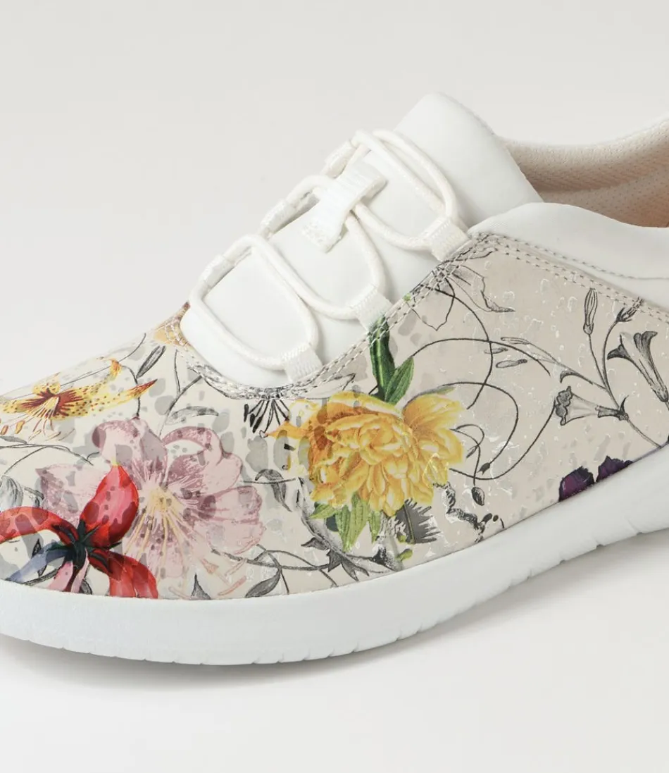 Chaussures ZIERA Femme : Confort Optimal et Style Urbain - Modèle Fox XF en Cuir Souple Blanc Naturel