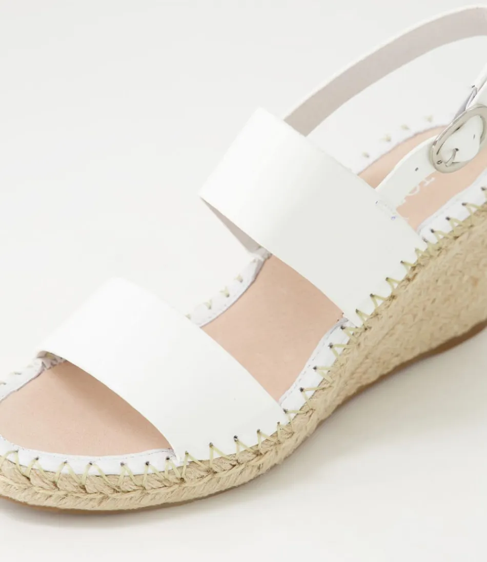 Escarpins Gaga Printemps 2024 - Cuir verni blanc avec semelle espadrille élégante - Modèle femme haut de gamme pour look tendance