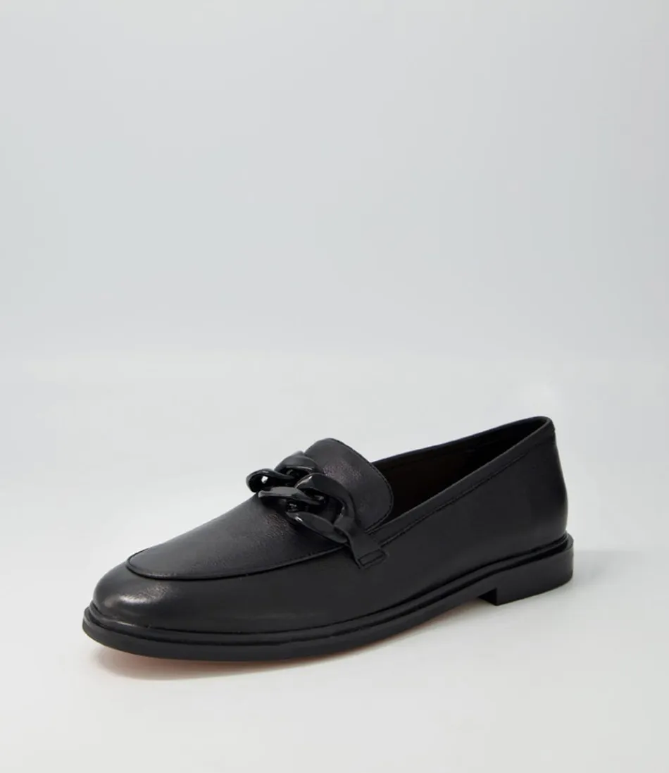 Mocassins Femme MOLLINI en Cuir Noir – Élégance Urbaine & Confort Quotidien