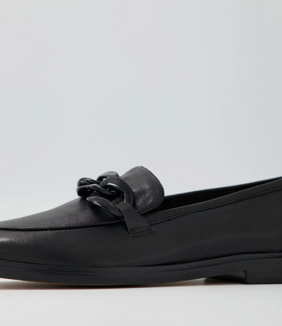 Mocassins Femme MOLLINI en Cuir Noir – Élégance Urbaine & Confort Quotidien