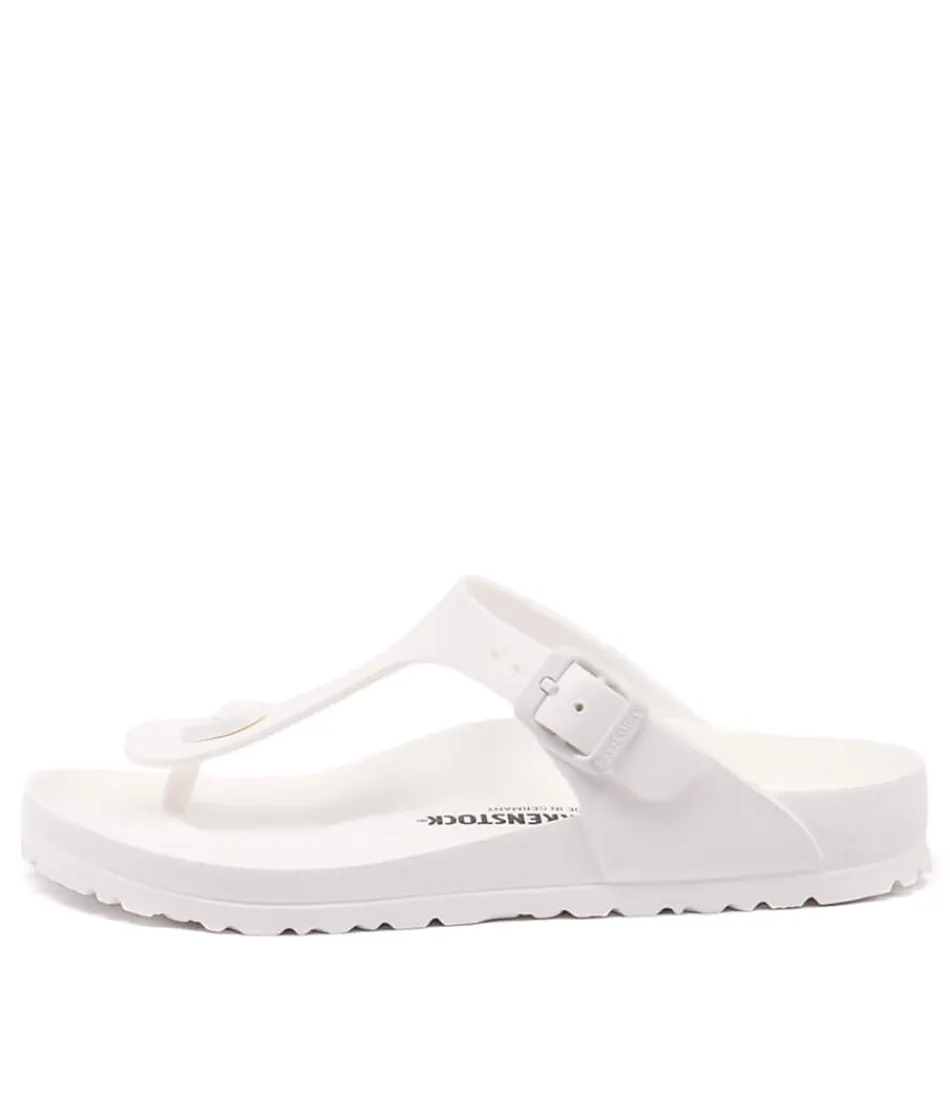 Sandales BIRKENSTOCK Gizeh Femme - Confort Optimal en Eva Blanc Cassé  

(Alternative option with summer vibe :  
BIRKENSTOCK Gizeh Eva Blanc - Sandales Estivales Femme Confort Durable)