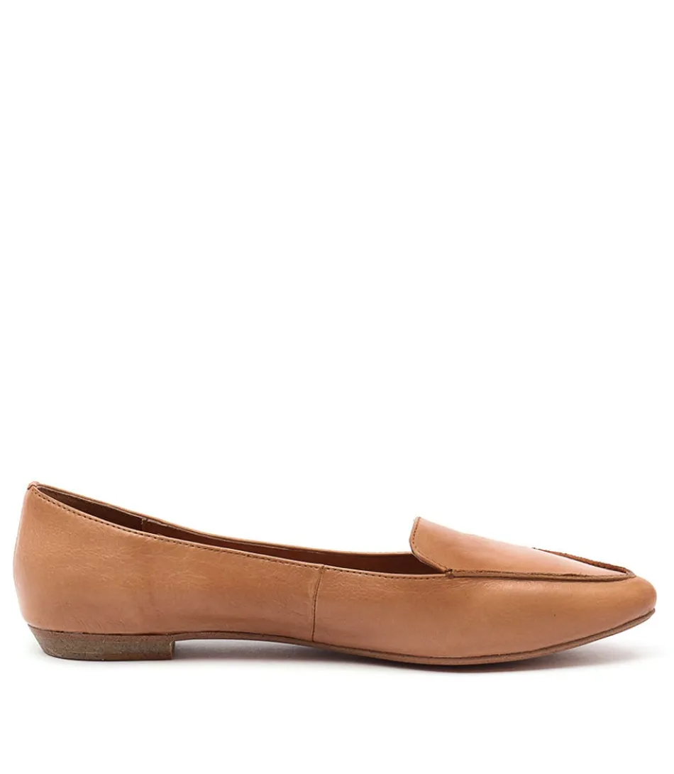 Mocassins Femme en Cuir Patiné Camel - Élégance Intemporelle par MOLLINI