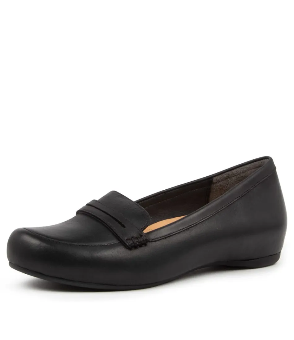 Mocassins femme élégants en cuir noir Hadi W - ZIERA, parfaits pour un style intemporel