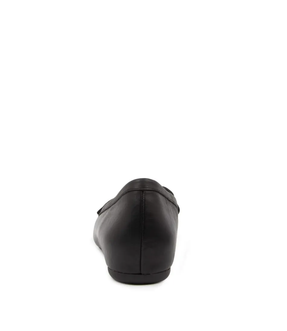 Mocassins femme élégants en cuir noir Hadi W - ZIERA, parfaits pour un style intemporel