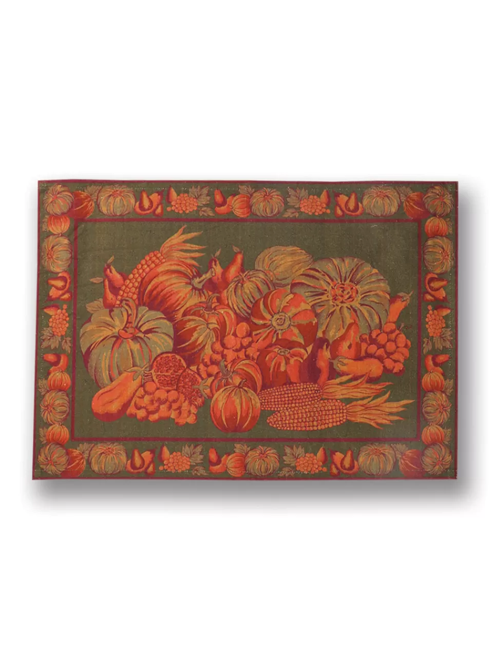 Lot de 4 napperons élégants motif Récolte - Décoration de table artisanale | Boutique April Cornell