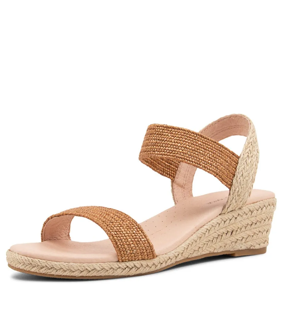 Sandales Femme Diana Ferrari - Tressage Beige Sable avec Élastique Confy, Style Méditerranéen Printemps-Été
