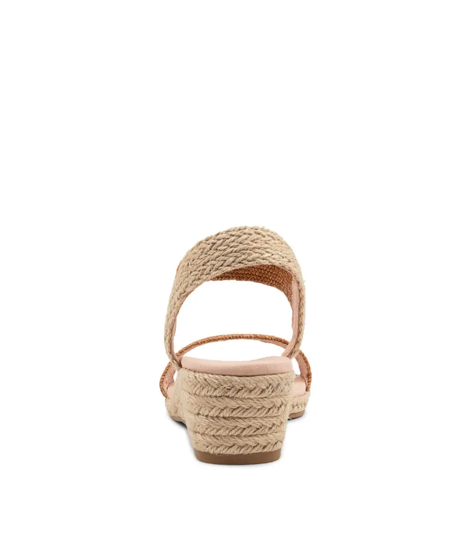 Sandales Femme Diana Ferrari - Tressage Beige Sable avec Élastique Confy, Style Méditerranéen Printemps-Été