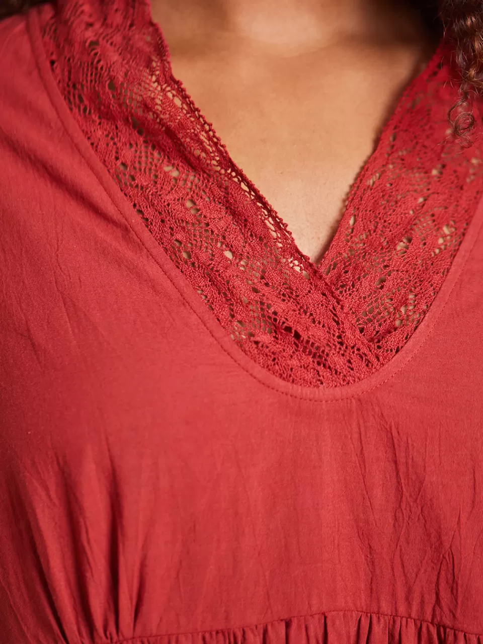 Chemise de Nuit Confortable Hearthside | Design Élégant en Coton Bio - Collection Printemps April Cornell