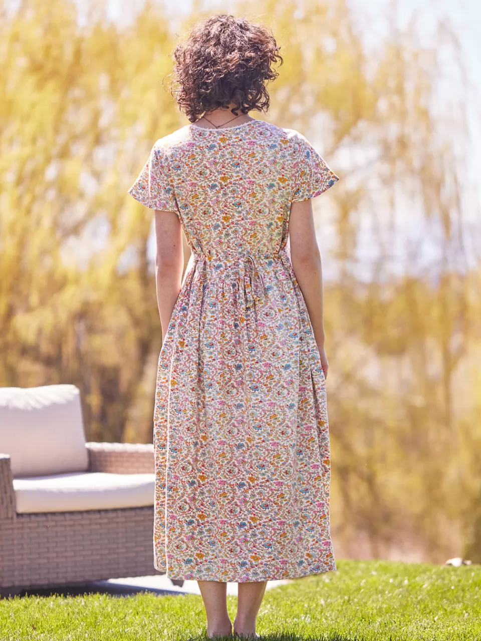Robe décontractée April Cornell en jersey doux - Ton sur ton bleu heather & Soldes Exclusives
