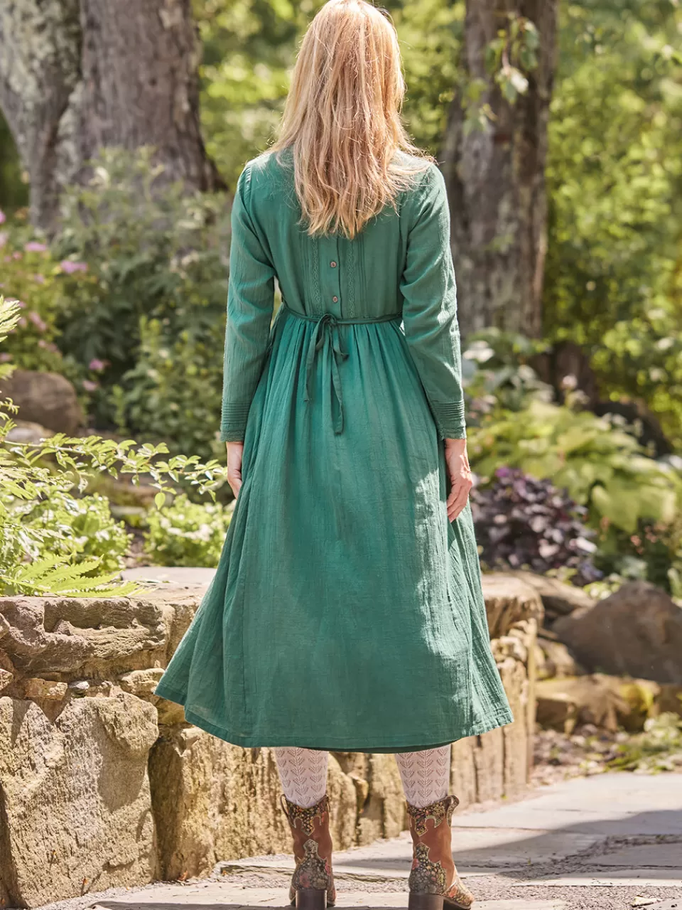 Robe Vintage Héritage - Élégance Intemporelle April Cornell | Prix Doux en Ligne