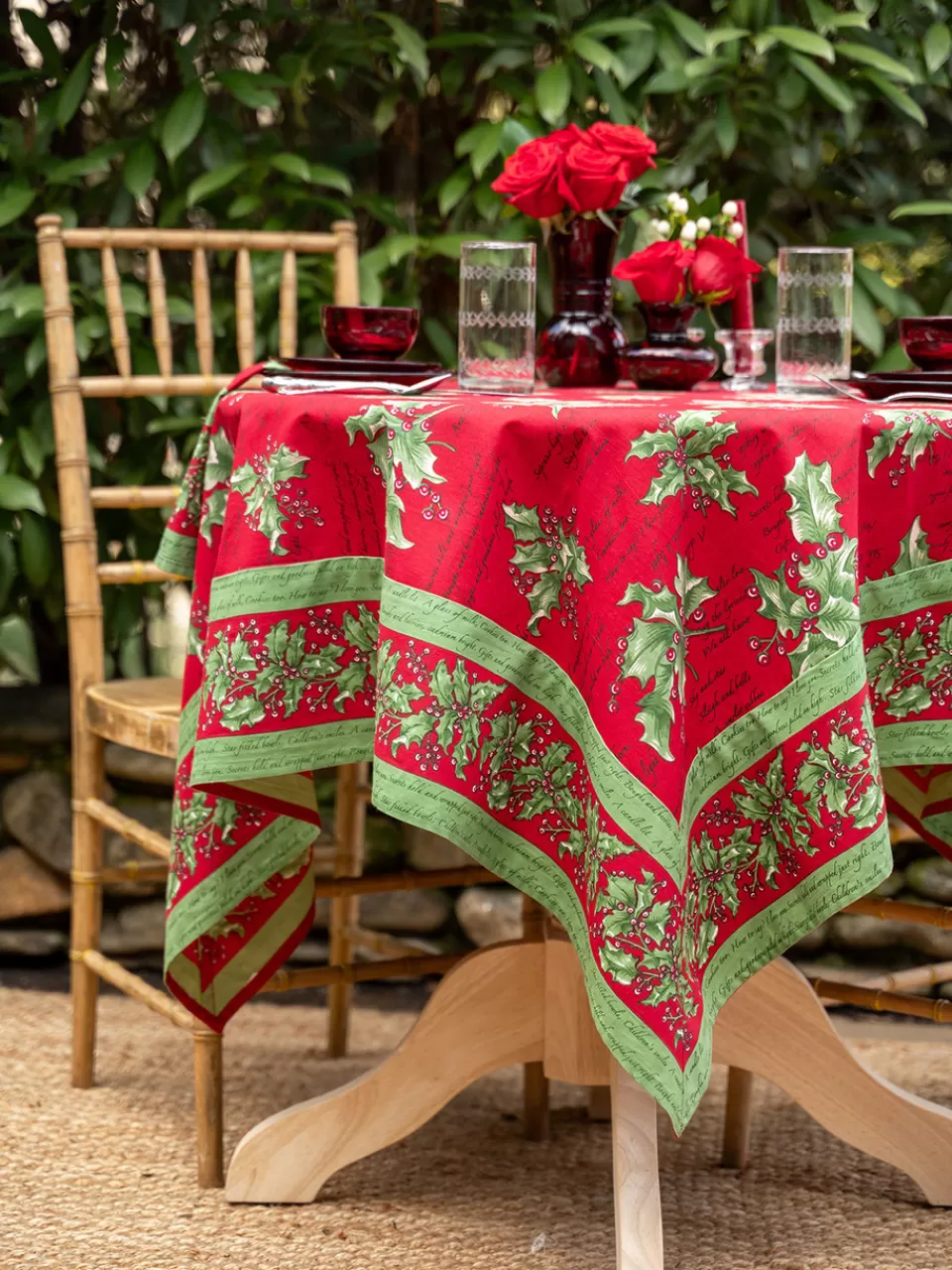 Nappe Élégante Holly Song • Collection Printanière April Cornell - Inspirations Florales