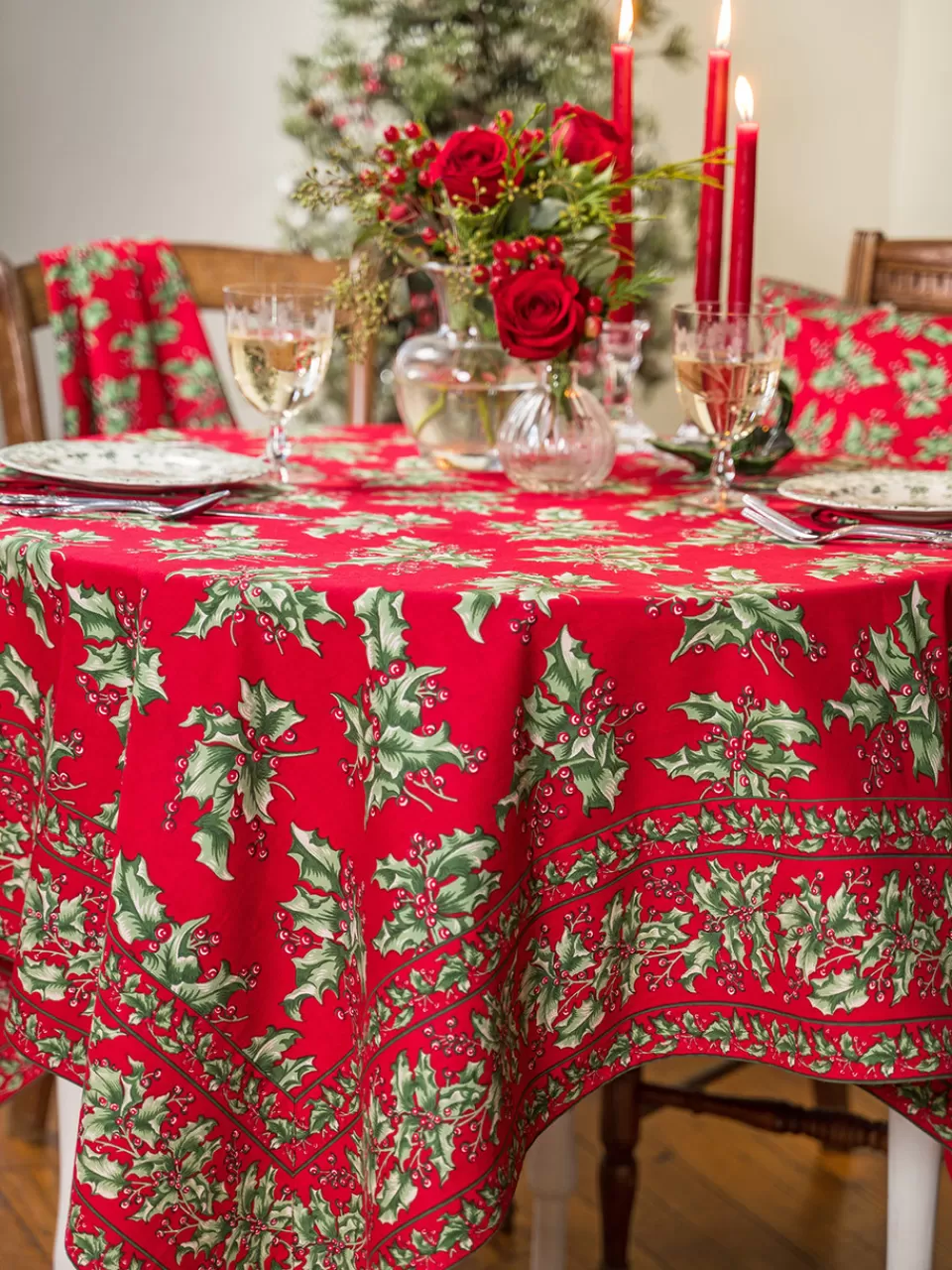Nappe Festive Holly - April Cornell à Prix Doux