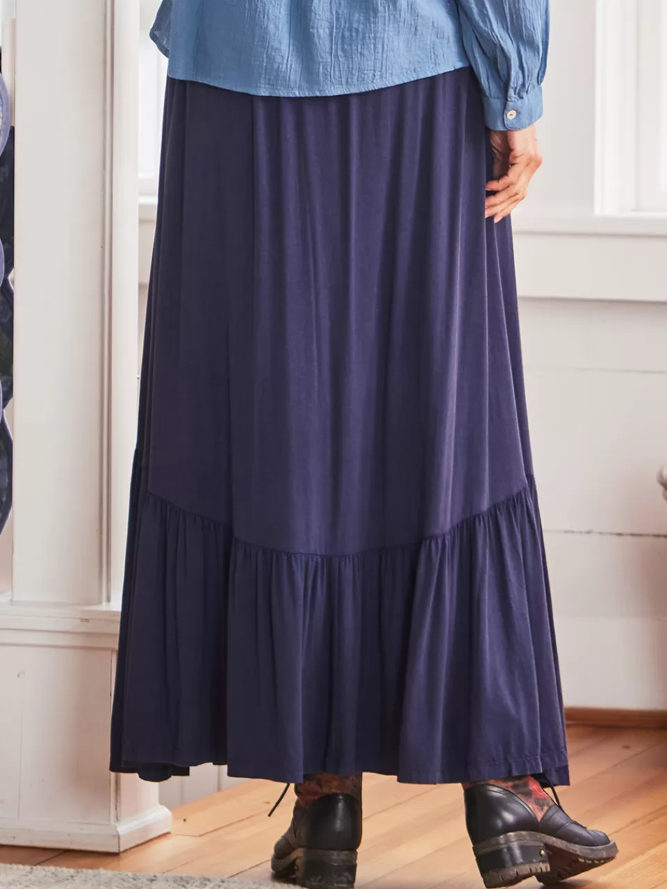 Jupe Confortable Jersey Bohème - Collection Homestead par April Cornell