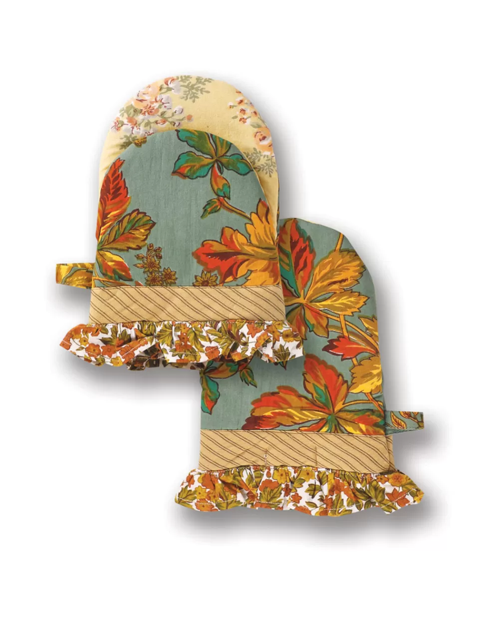 Duo de mitaines patchwork 