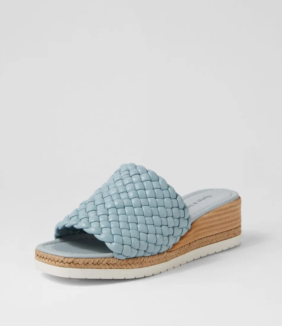 Espadrilles Femme Django & Juliette - Sandales Idalis en Jean et Cuir Souple