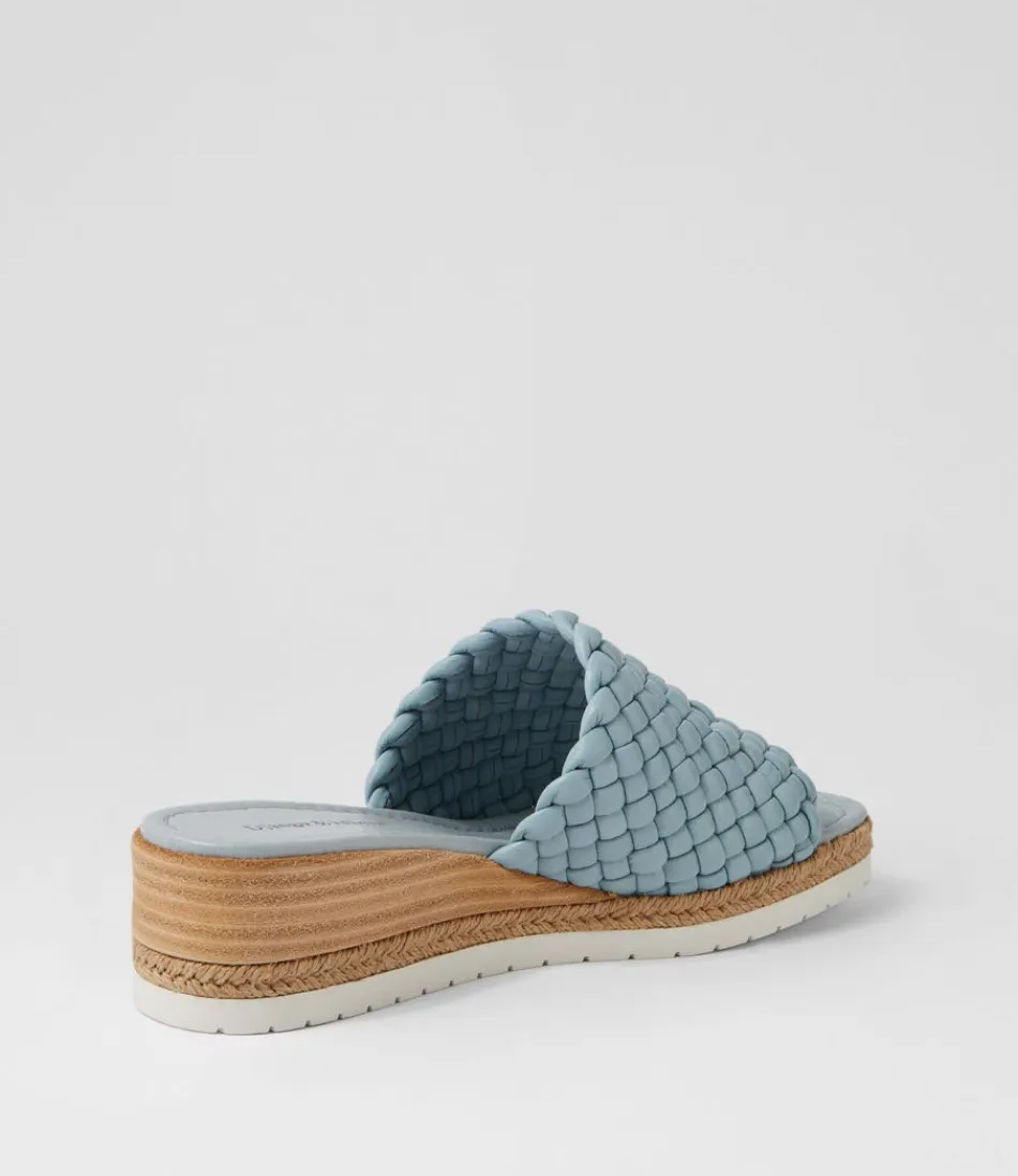 Espadrilles Femme Django & Juliette - Sandales Idalis en Jean et Cuir Souple