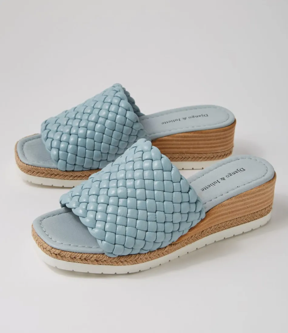 Espadrilles Femme Django & Juliette - Sandales Idalis en Jean et Cuir Souple