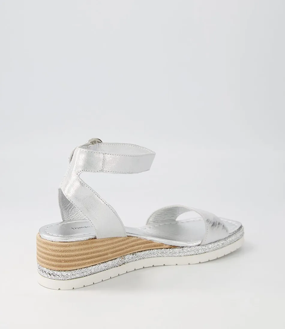 DJANGO & JULIETTE - Espadrilles Femme en Cuir Vieilli Effet Métal Irlandais - Semelle Tressée Style Bohème Chic 

(Version alternative plus poétique : 
