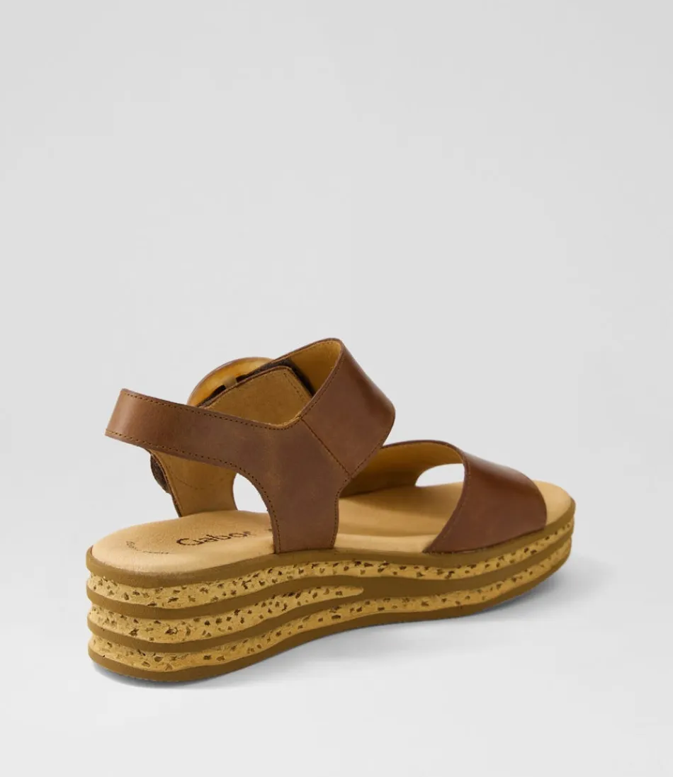 Sandales Femme GABOR Jale en Cuir Souple - Confort Optimal pour l'Été