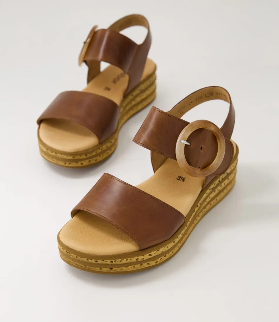 Sandales Femme GABOR Jale en Cuir Souple - Confort Optimal pour l'Été