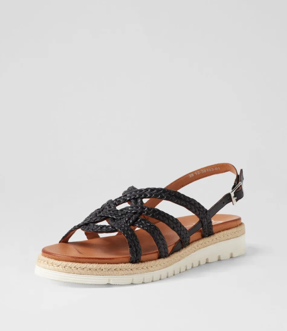 Sandales confortables Jamaïca 3 en cuir noir souple - Modèle féminin ARA 

(Version alternative plus détaillée : Sandales urbaines Jamaïca 3 pour femme - Cuir véritable noir avec semelle ergonomique ARA Comfort)