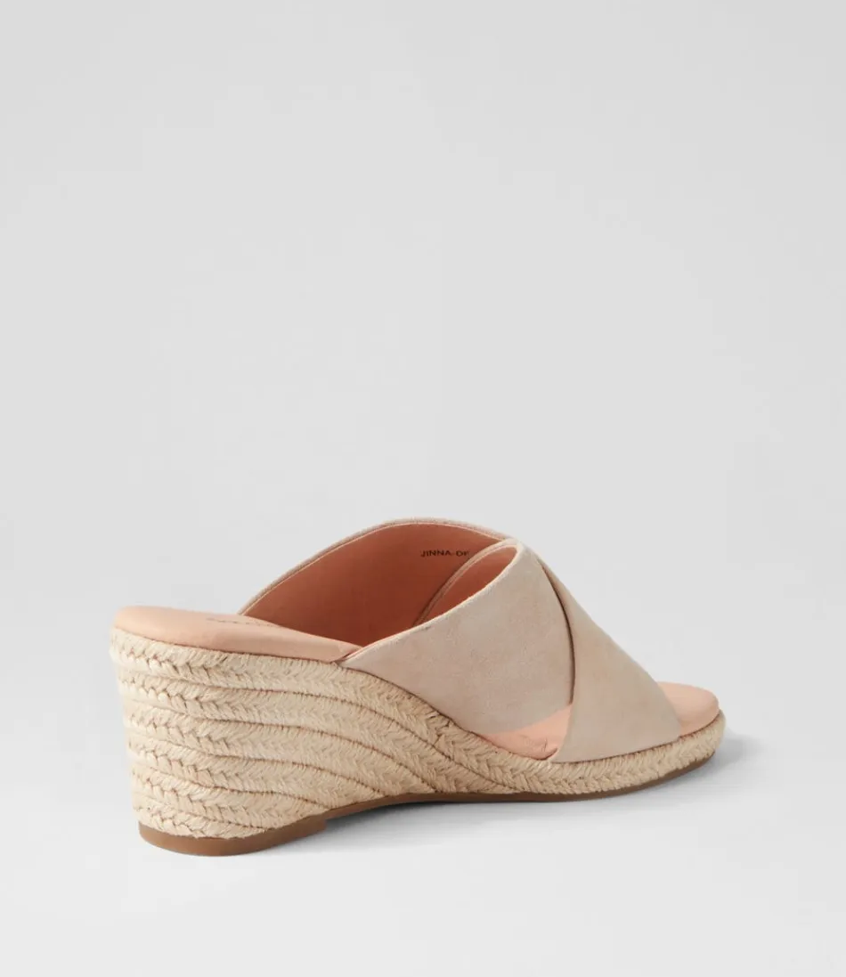 Sandales confortables en daim Jinna Stone & espadrilles estivales DIANA FERRARI pour femme - style méditerranéen intemporel