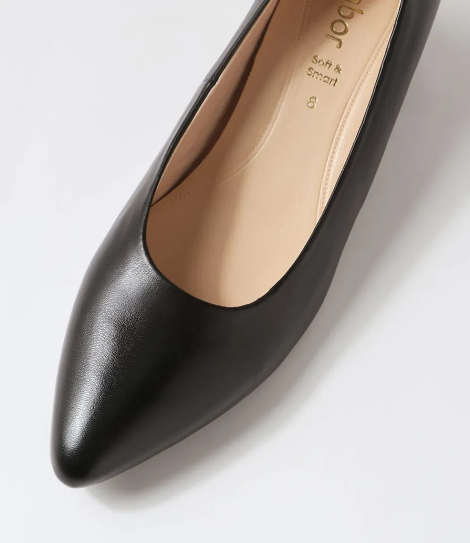 Escarpins Femme GABOR Kaja en Cuir Souple - Confort Léger & Silhouette Raffinée