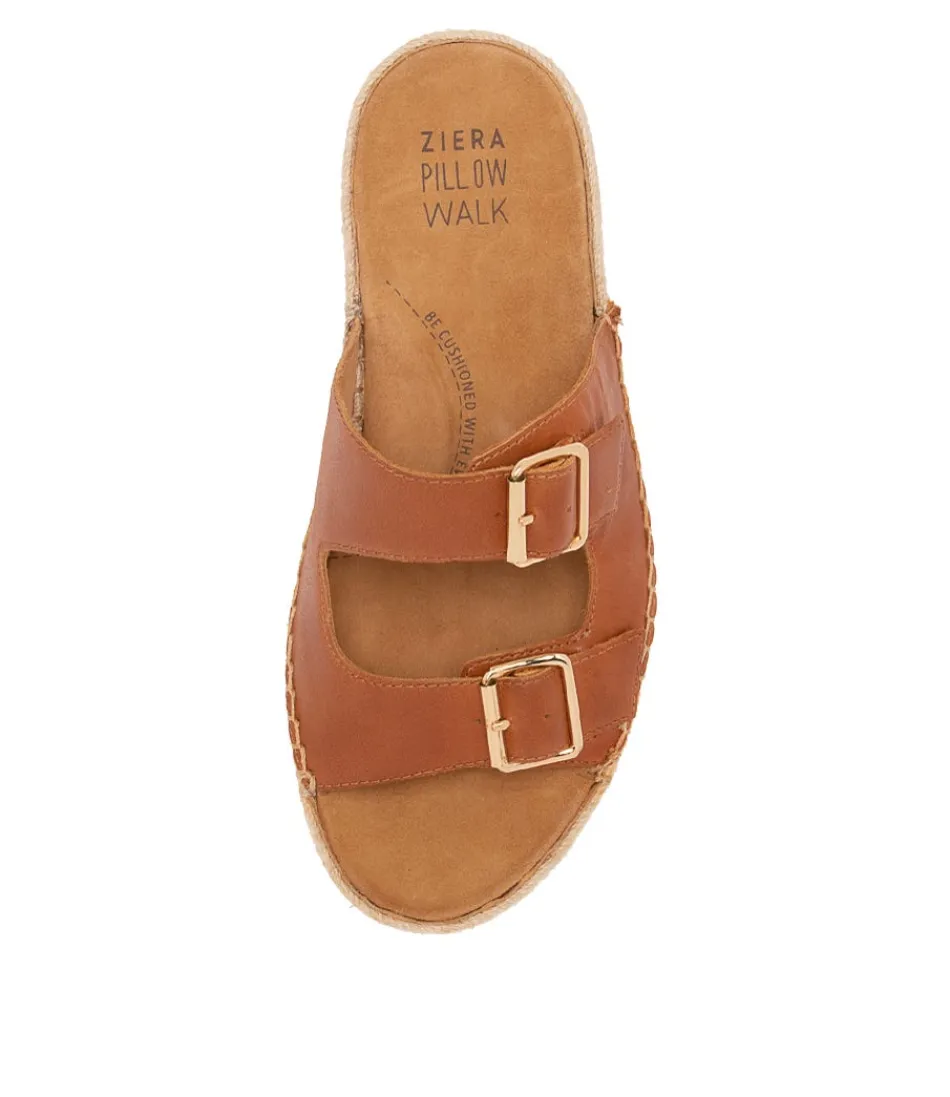 Escarpins Élégants ZIERA en Cuir Souple - Modèle Kapila W Teinté Hâve pour Femme (Printemps-Été 2024)