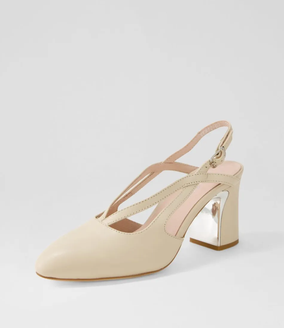 Escarpins DJANGO & JULIETTE Kenzy - Cuir souple nude pour femme, talons élégants et intemporels