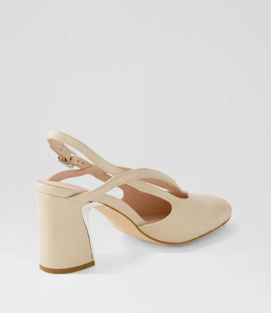 Escarpins DJANGO & JULIETTE Kenzy - Cuir souple nude pour femme, talons élégants et intemporels