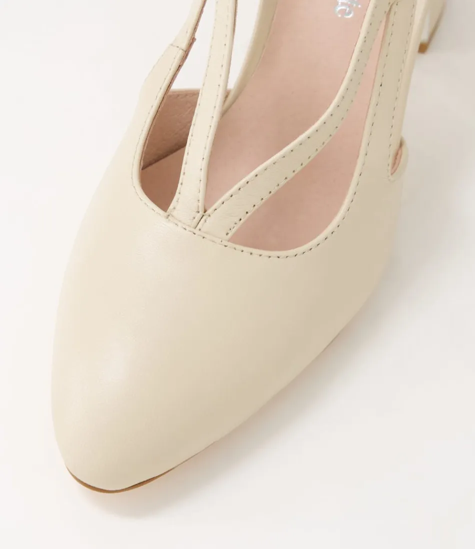 Escarpins DJANGO & JULIETTE Kenzy - Cuir souple nude pour femme, talons élégants et intemporels