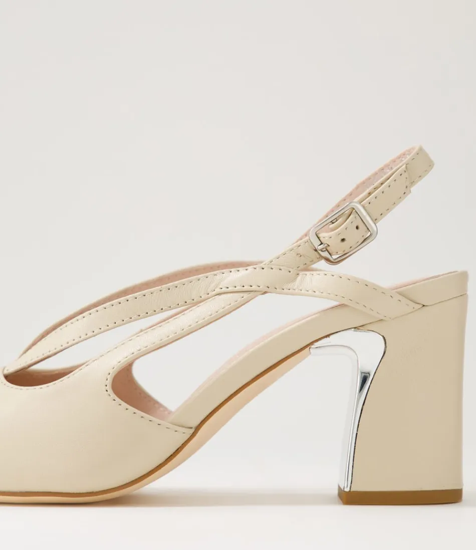 Escarpins DJANGO & JULIETTE Kenzy - Cuir souple nude pour femme, talons élégants et intemporels
