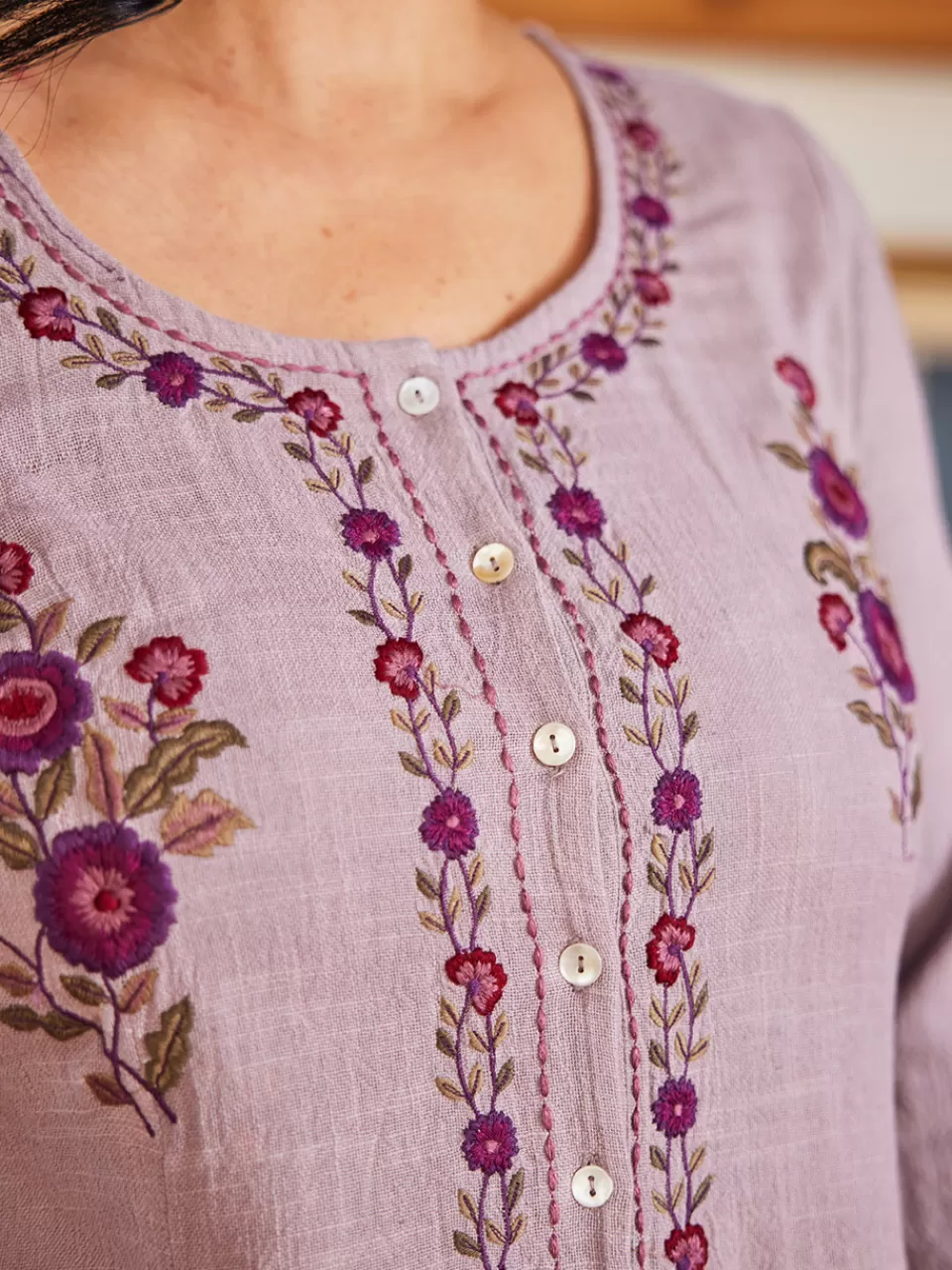 Robe Caftan Kerala Élégante - Collection Printanière chez April Cornell