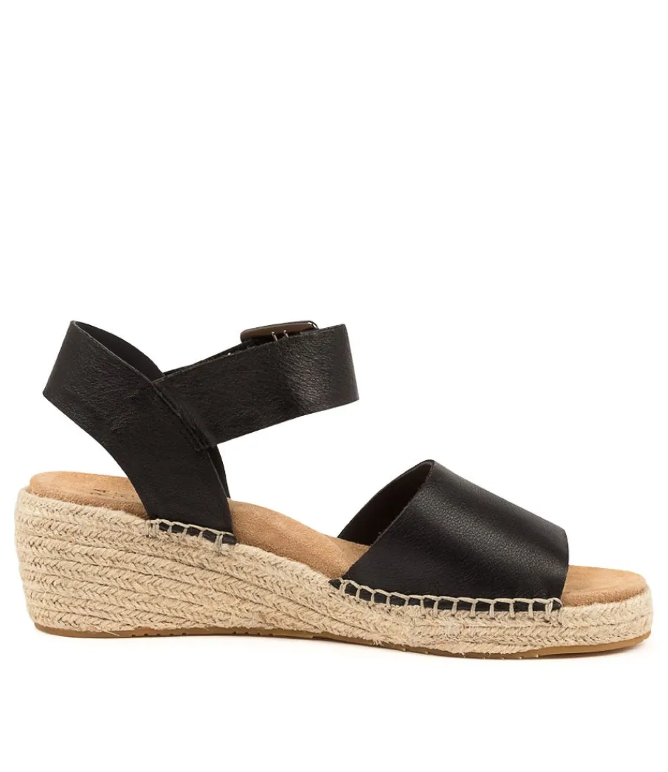 Découvrez les espadrilles ZIERA pour femme - modèle Craig en cuir noir intemporel, semelle tressée confortable pour un style urbain raffiné