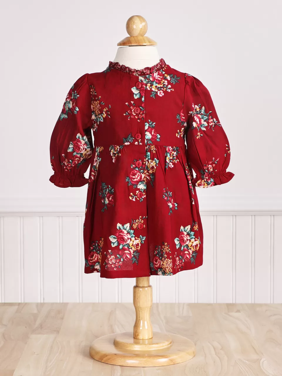 Robe Bébé Lavinia Printemps-Été - Collection April Cornell - Broderie Florale Élégante et Confortable | Mode Enfant Nouvelle Arrivée