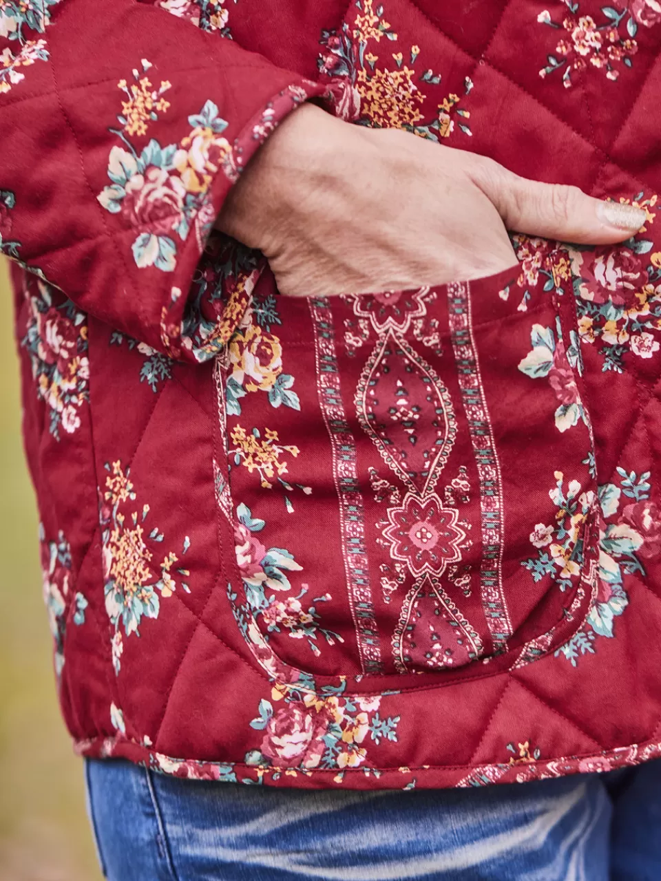 Veste matelassée Lavinia - Style Printemps-Été | Collection April Cornell - Prix doux & Élégance